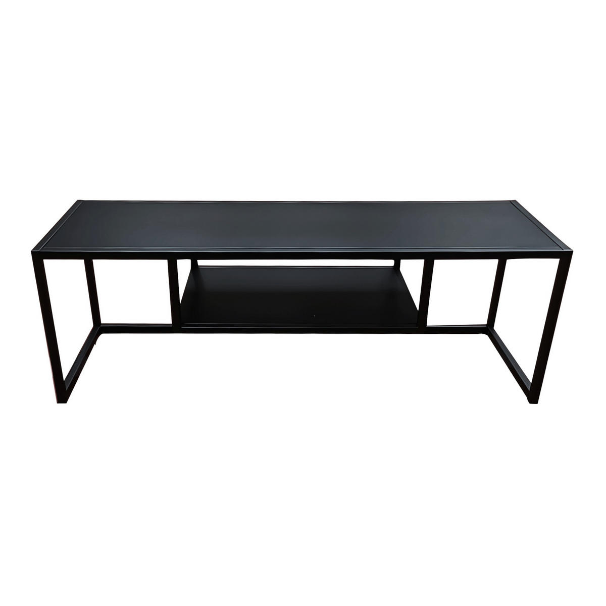 TV-ELEMENT Isokyrö - Schwarz, Metall (120/40/40cm) - [en.casa]