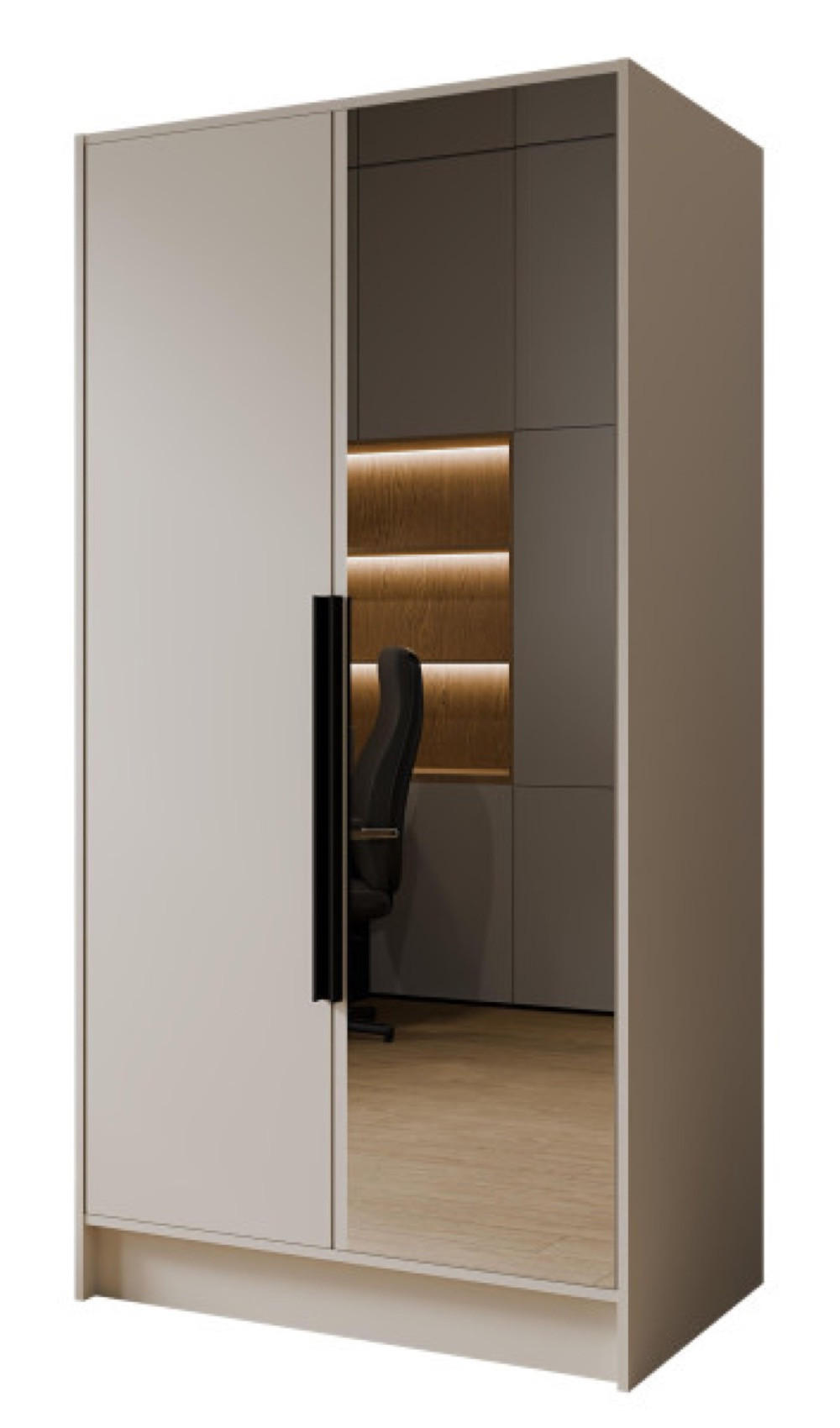 Sepro Meble Schrank Ecru 102x200x51 cm