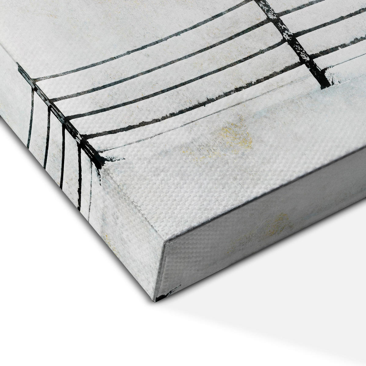 LEINWANDBILD Winter 3-tlg. 120x80 cm - Grau, Holz (120/80cm) - LUMASOUL