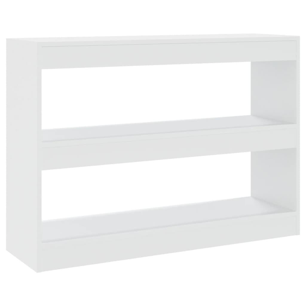 vidaXL Bücherregal Weiß 100x72x30 cm