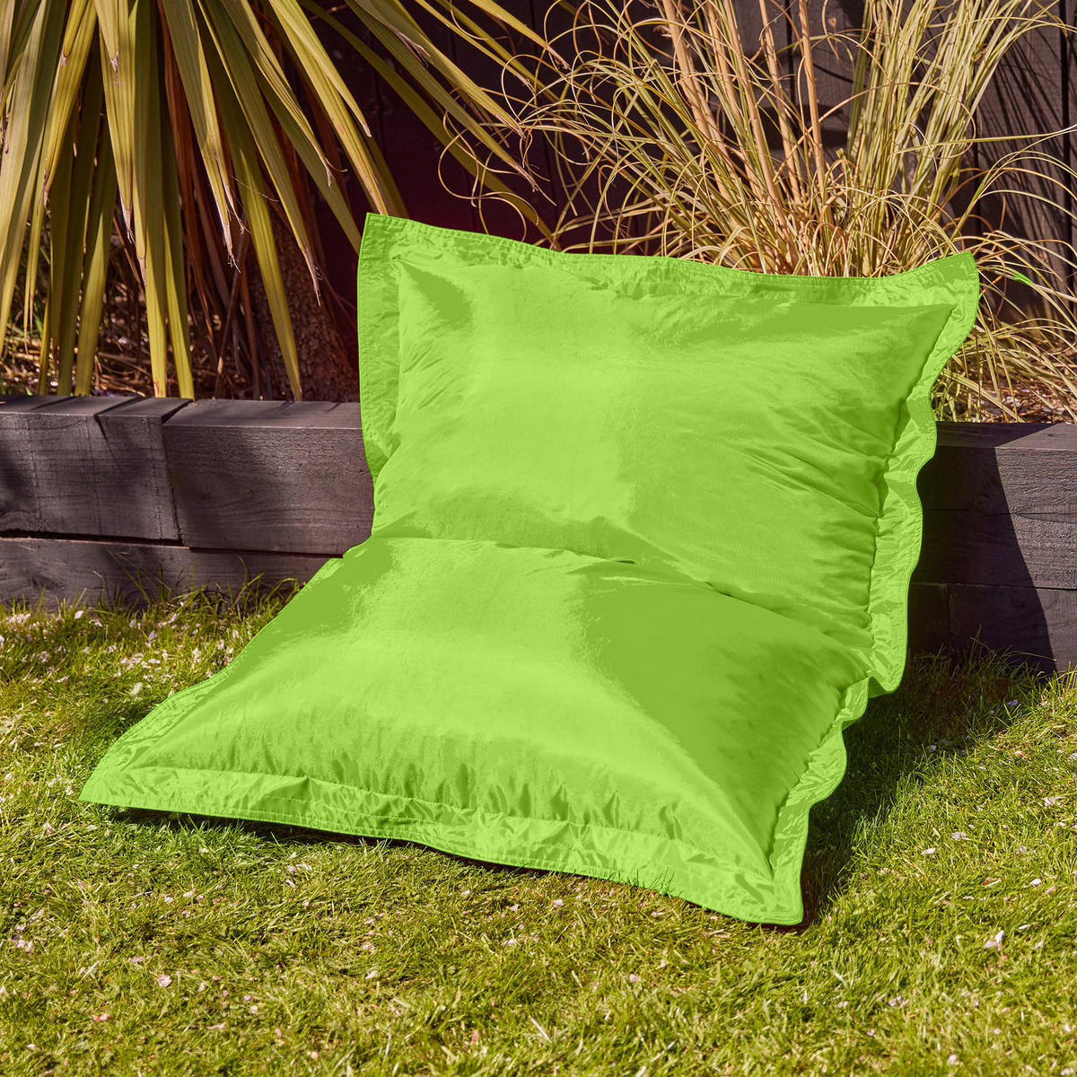 OUTDOORSITZSACK für Kinder - Grün, Kunststoff (100/20/125cm) - Veeva