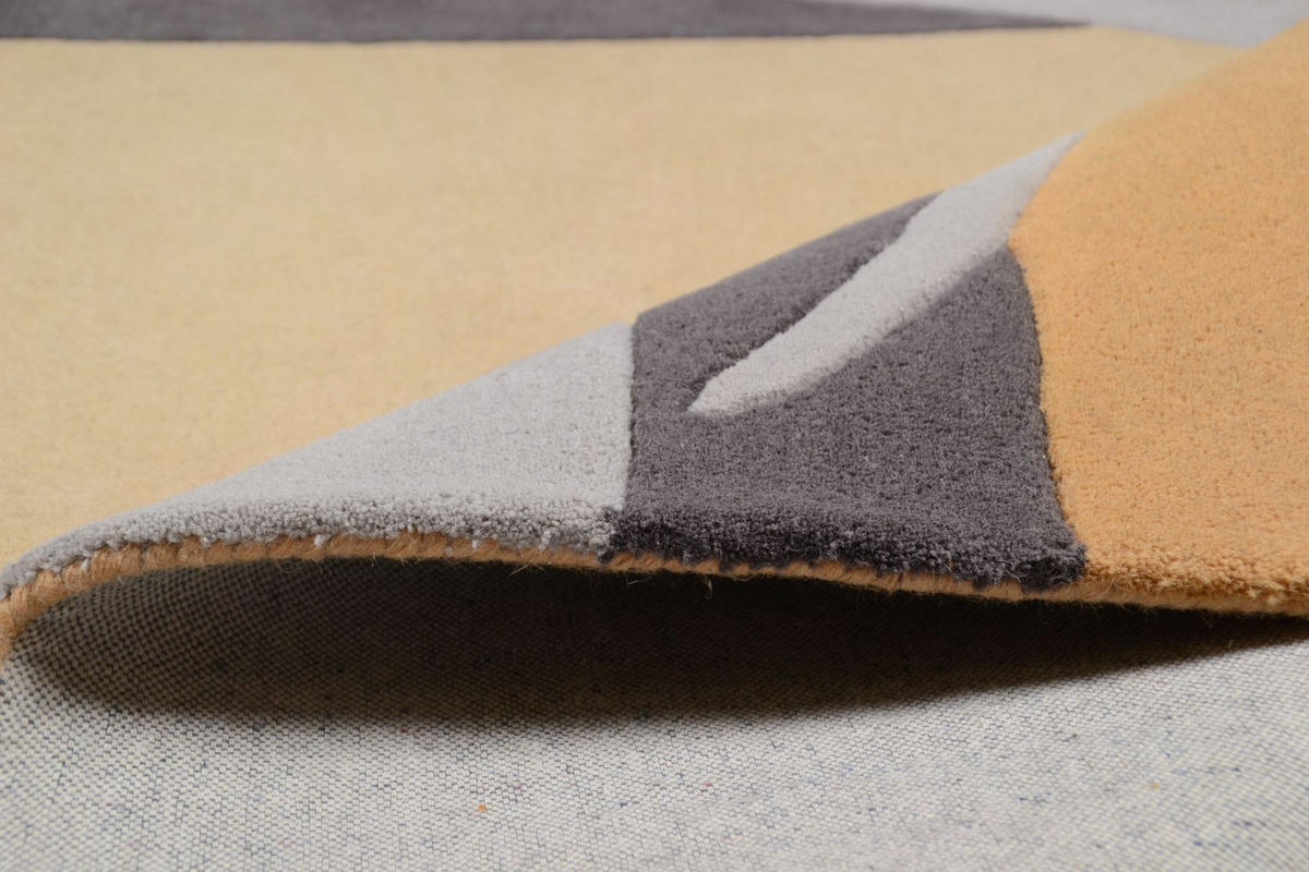 HANDTUFTTEPPICH Hawai 70x140 cm - Beige, Textil (70/140cm) - THEKO