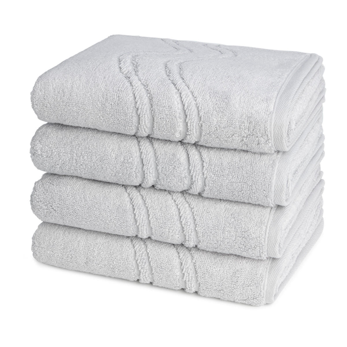 HANDTUCH Cashmere feeling 4er-Set - Grau, Textil (50/100cm) - Ross