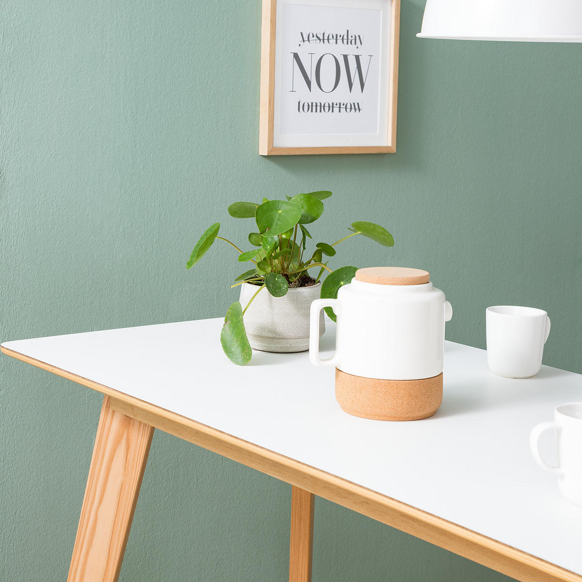 BARTISCH - HPL / Esche massiv - Weiß / Esche - Braun/Weiß, Holz/Holzwerkstoff (60/120/100cm) - home24