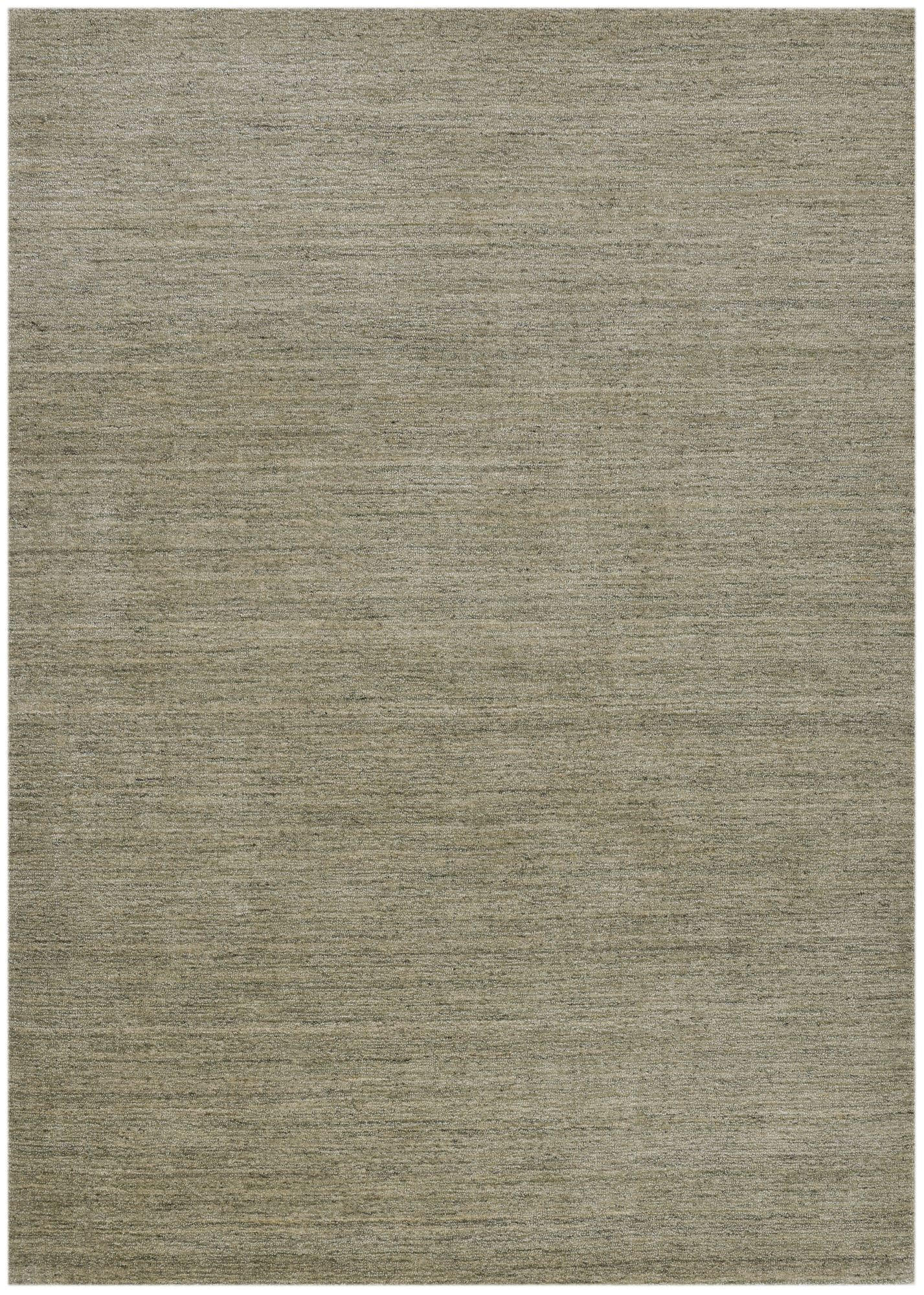 HANDWEBTEPPICH mit Seidenglanz, pflegeleicht, robust 70x140 cm - Grün, Textil (70/140cm) - Rug and Roll