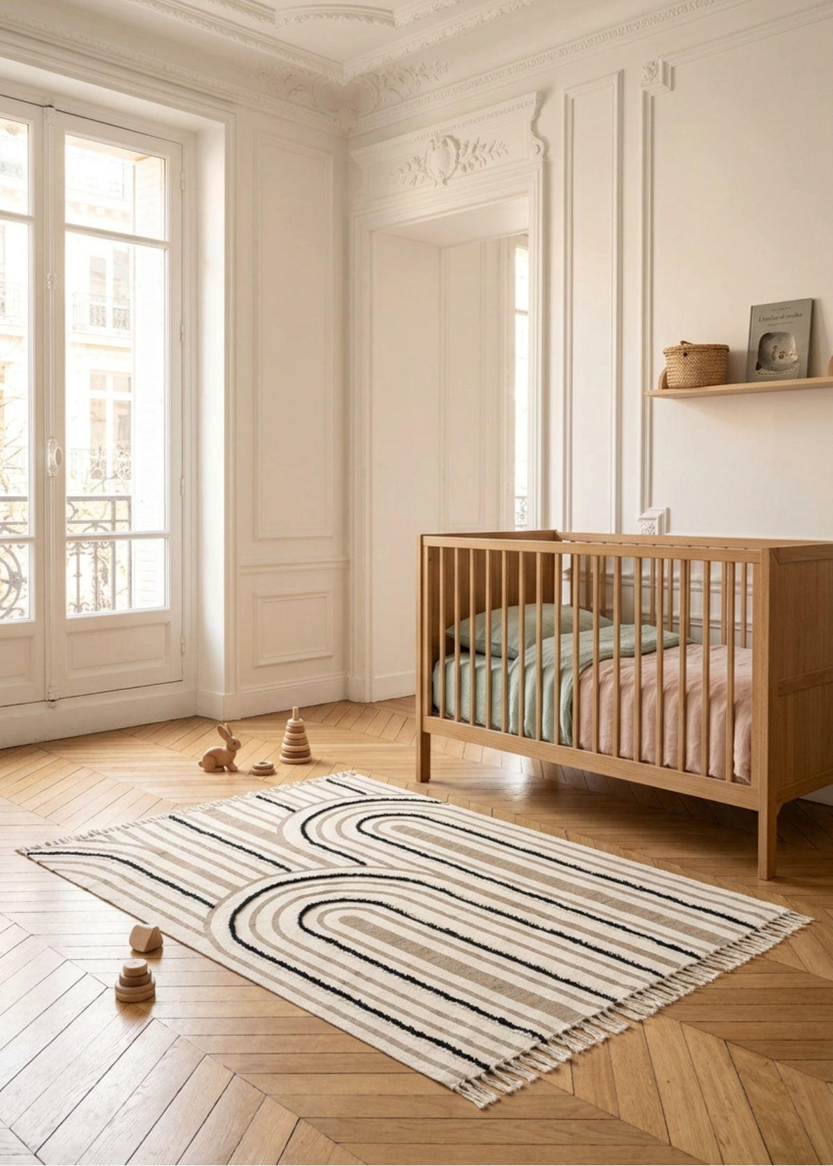 KINDERTEPPICH aus maschinenwaschbarer Baumwolle bruin - Braun, Naturmaterialien (160/230cm) - AFK Living