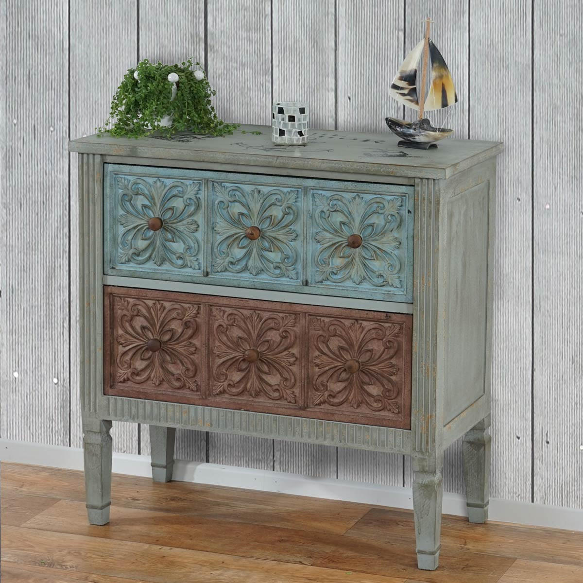 KOMMODE Grau - Grau, Holz (79/80/40cm) - MCW