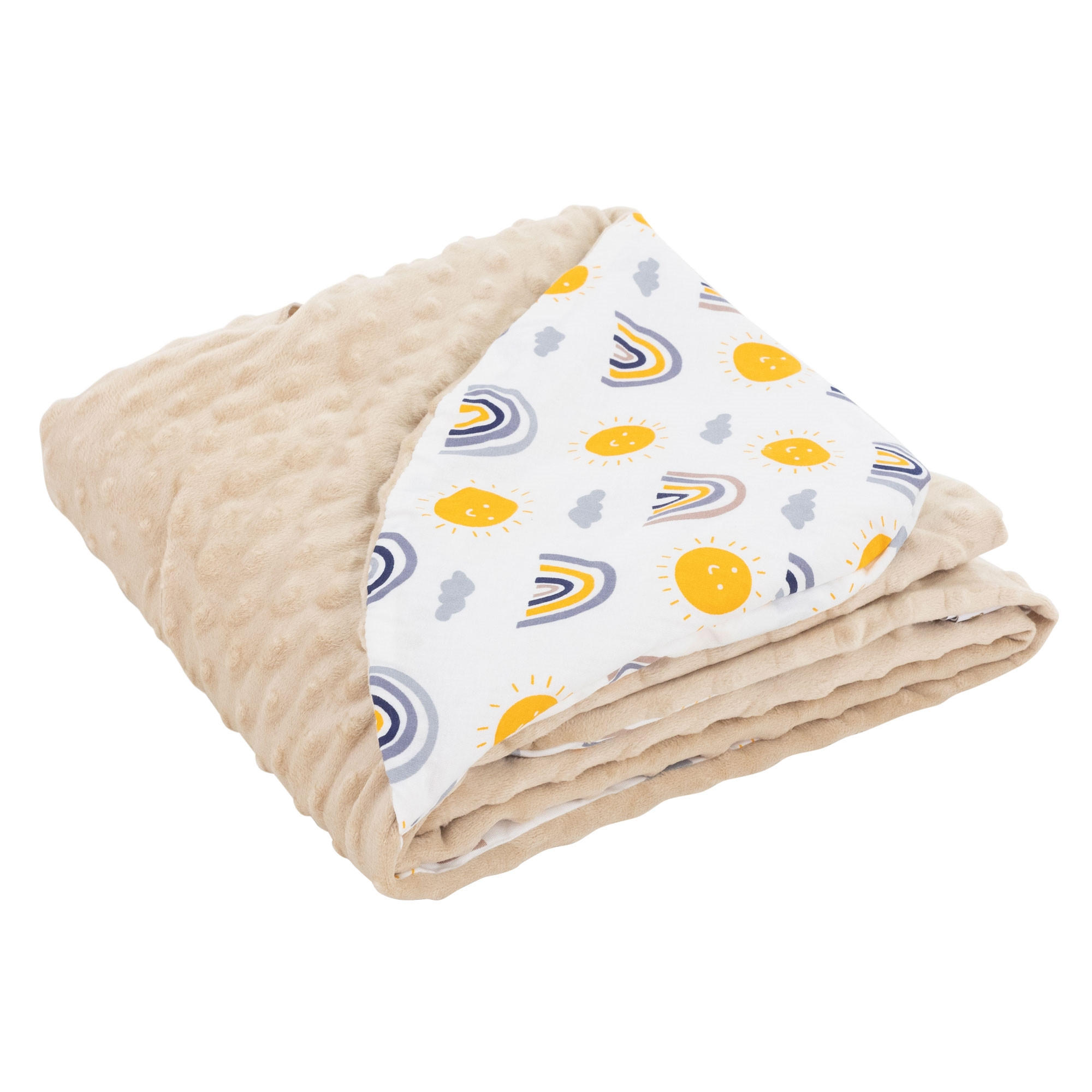 EINSCHLAGDECKE - Beige, Textil (84/84cm) - Joyz