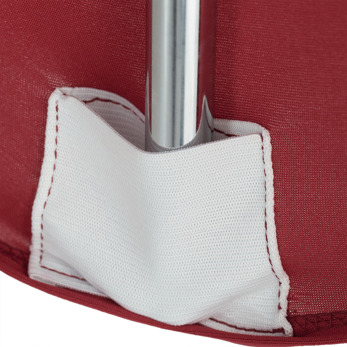 4XSTUHLHUSSEN - Dunkelrot, Kunststoff/Textil (60/57cm) - Relaxdays