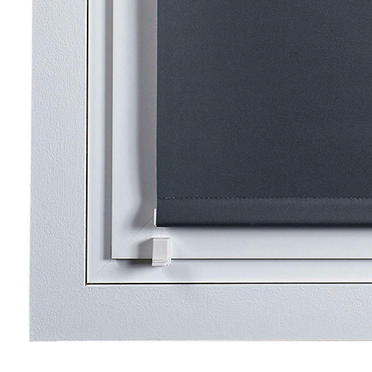 VERDUNKELUNGSROLLO | Grau, 150 cm x 180 cm - Grau, Kunststoff (150/180cm) - STORESDECO