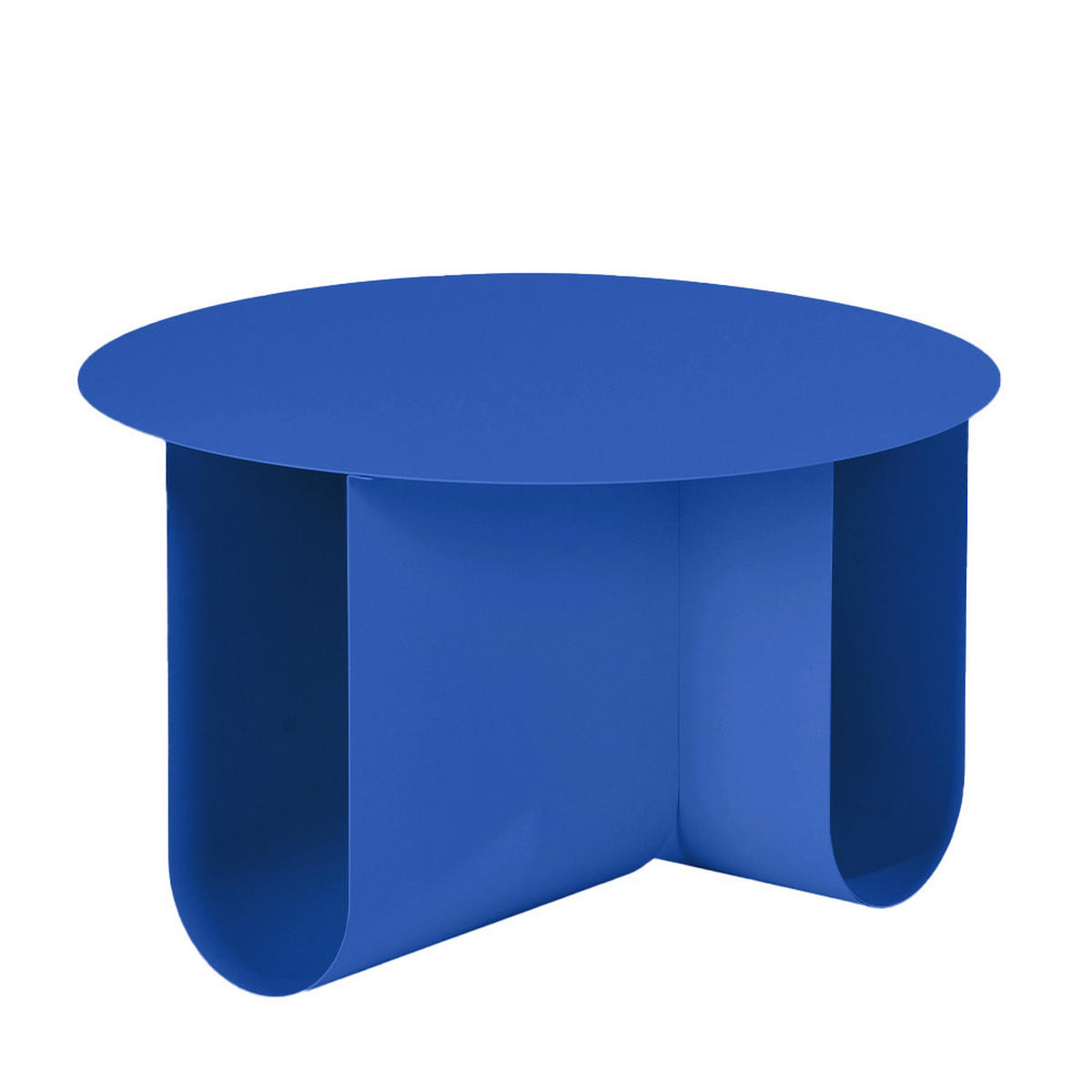 COUCHTISCH - Metall - Blau - Blau, Metall (60/60/35cm) - Drawer