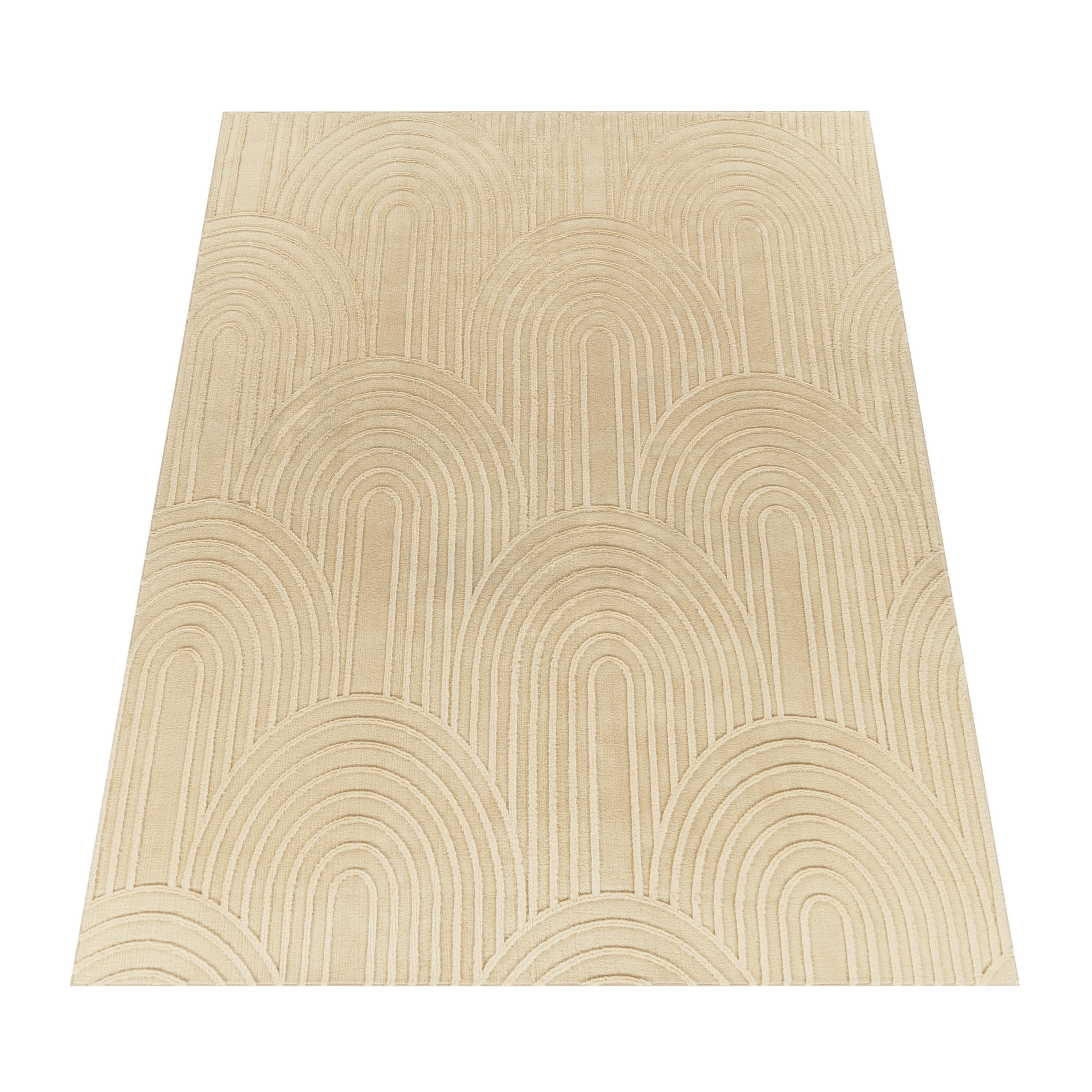 KURZFLORTEPPICH 80/150 cm Lelystad 524 - Beige, Textil (80/150cm) - Paco Home