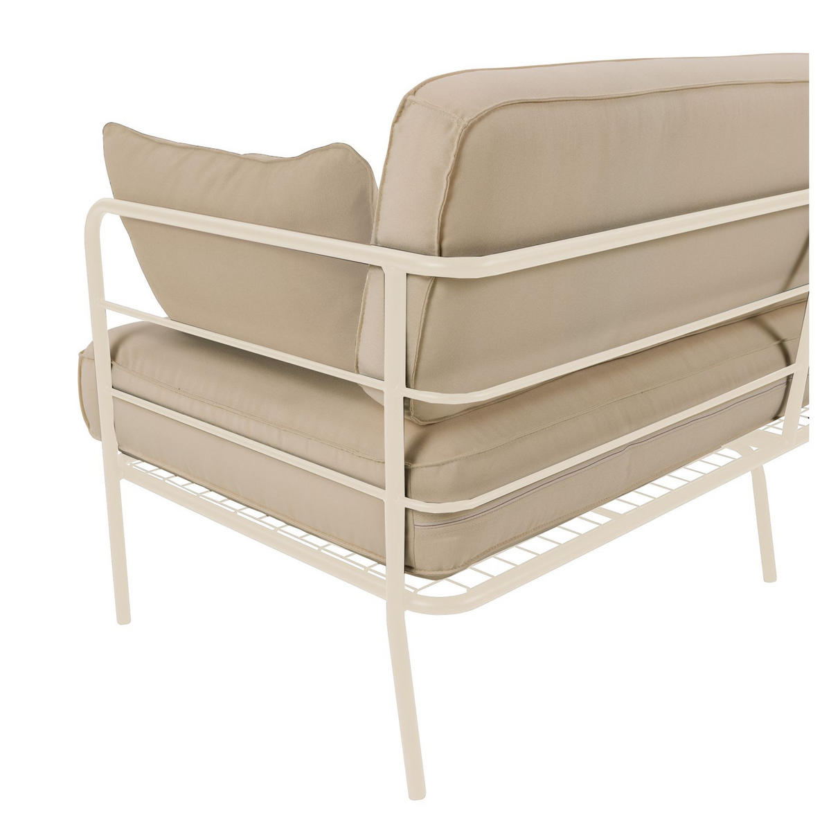 GARTEN-SOFA Preggel Beige/Creme - Beige, Textil (228/80/71cm) - Selsey