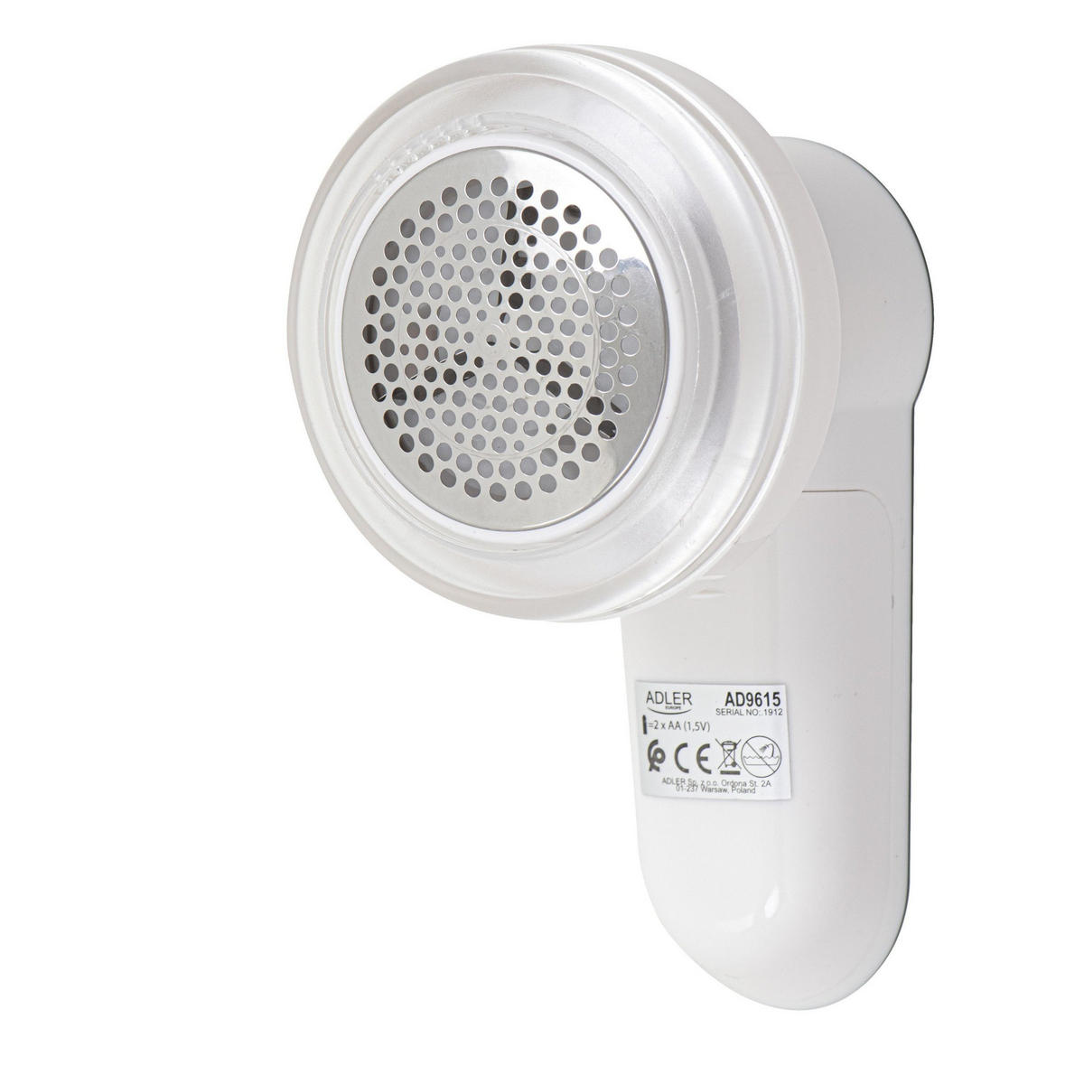 FUSSELRASIERER AD9615 Elektrisch Akku Textilrasierer - Weiß, Kunststoff (7/7/13cm) - Adler