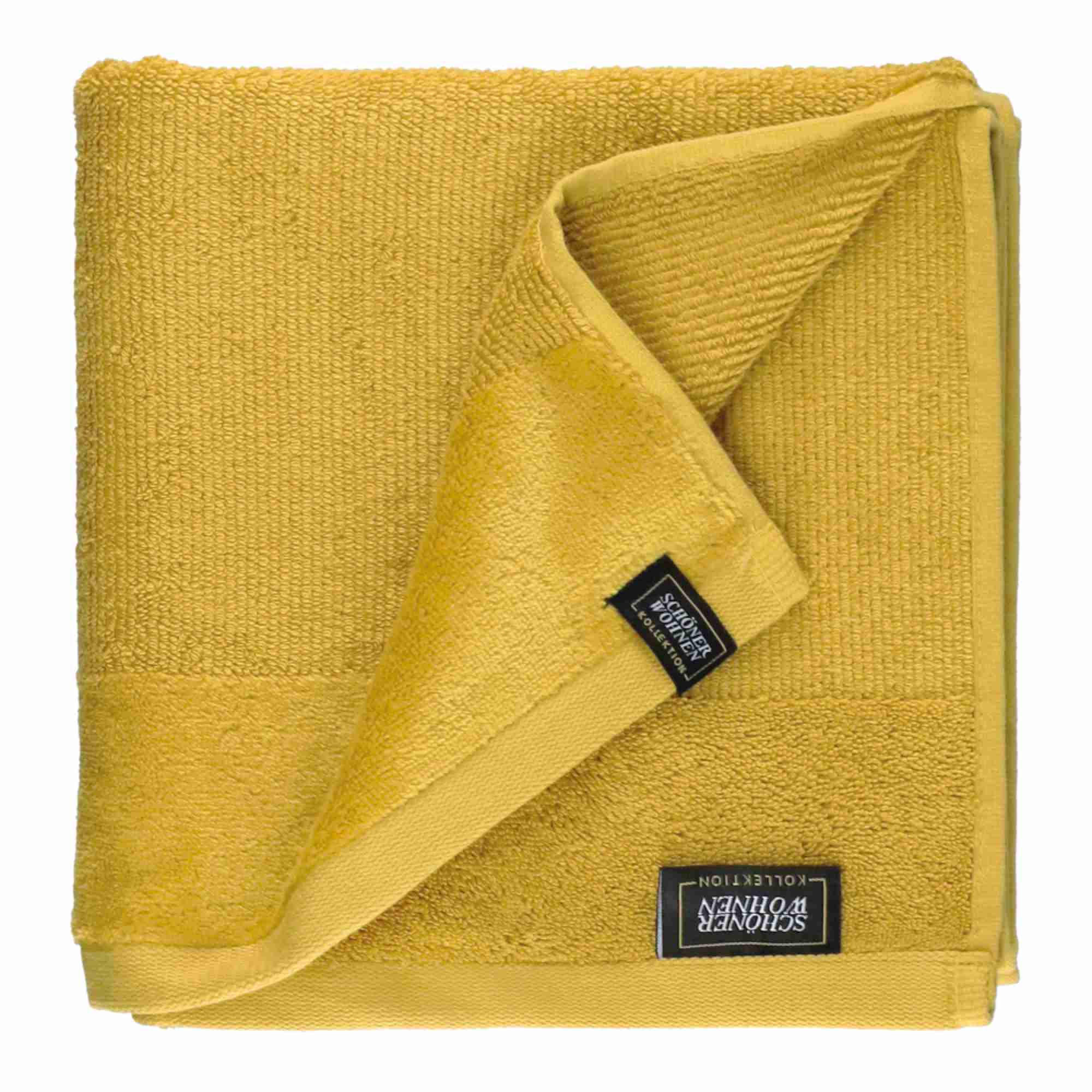 HANDTUCH SENSE-4 - Gelb, Textil (50/100cm) - Schöner Wohnen