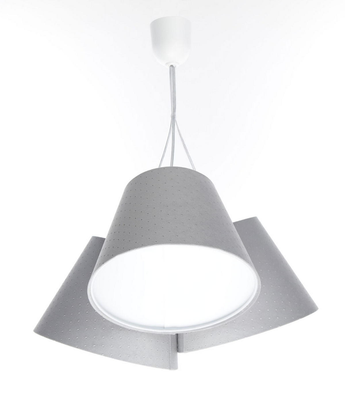 HÄNGELEUCHTE Grau 26/19 cm - Grau, Kunststoff (26/0.8/19cm) - ONZENO