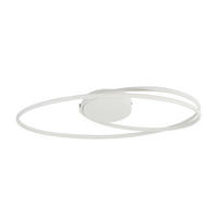 LED DECKENLEUCHTE Maki 59.5/32/10 - Weiß, Metall (59.5/32/10cm) - ZMH