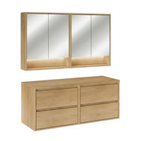 KOPALNIŠKO POHIŠTVO 120cm Edmé 2-delni komplet Les - rjava, leseni material (120/52.2/46cm) - Petits-meubles