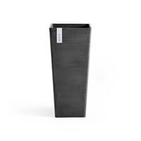 BLUMENTOPF Rotterdam High 32,7/32,7/70,5 cm Dunkelgrau - Dunkelgrau, Kunststoff (32.7/70.5cm) - Ecopots