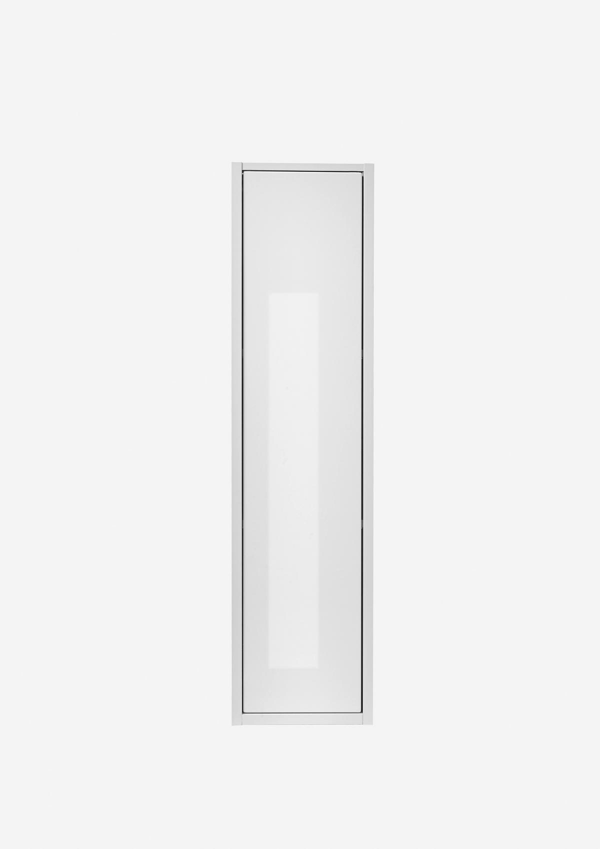 HOCHSCHRANK M20 Weiß Hochglanz 30/119/30 cm hängend - Weiß Hochglanz, Holzwerkstoff (30/119/30cm) - Livojo