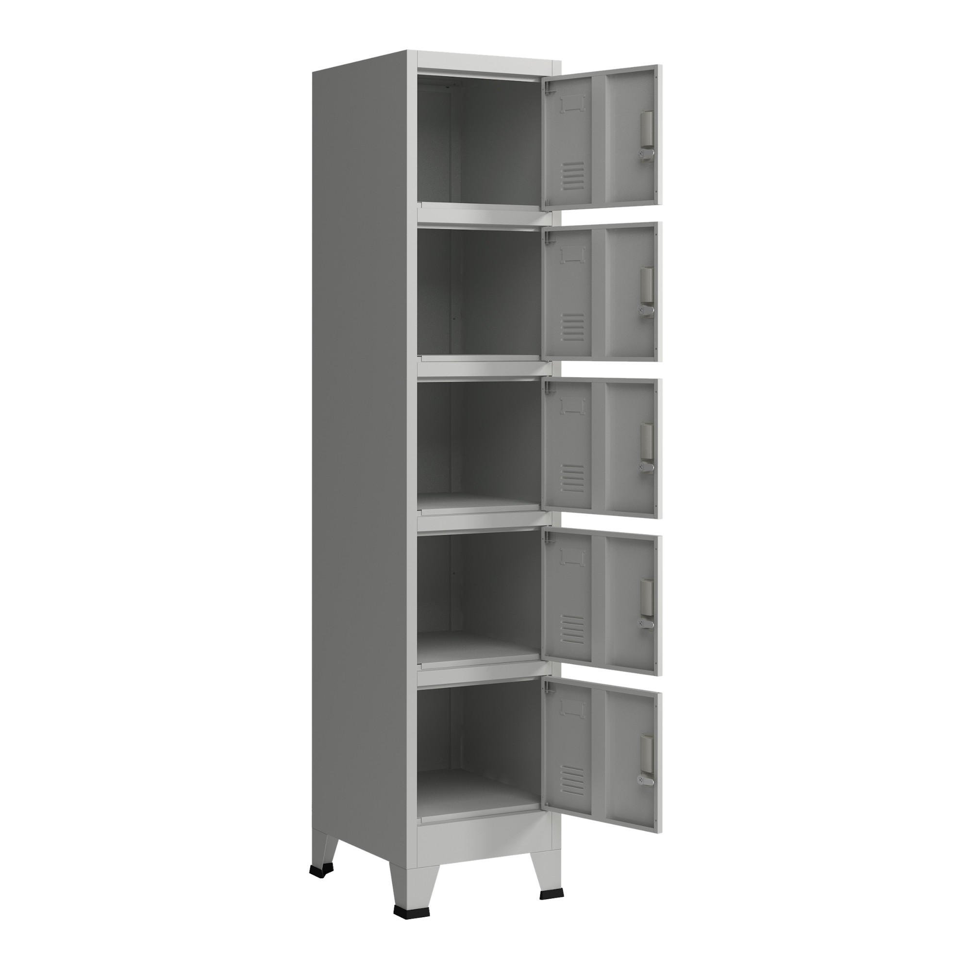 SPIND Joroinen - Grau, Metall (38/180/45cm) - [en.casa]