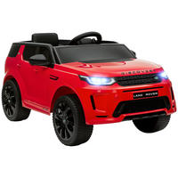 KINDER-ELEKTROAUTO DE-06141 Land Rover lizenziert mit Fernbedienung und LED Rot - Rot, Kunststoff/Metall (106/65.5/51cm) - ComfortXL