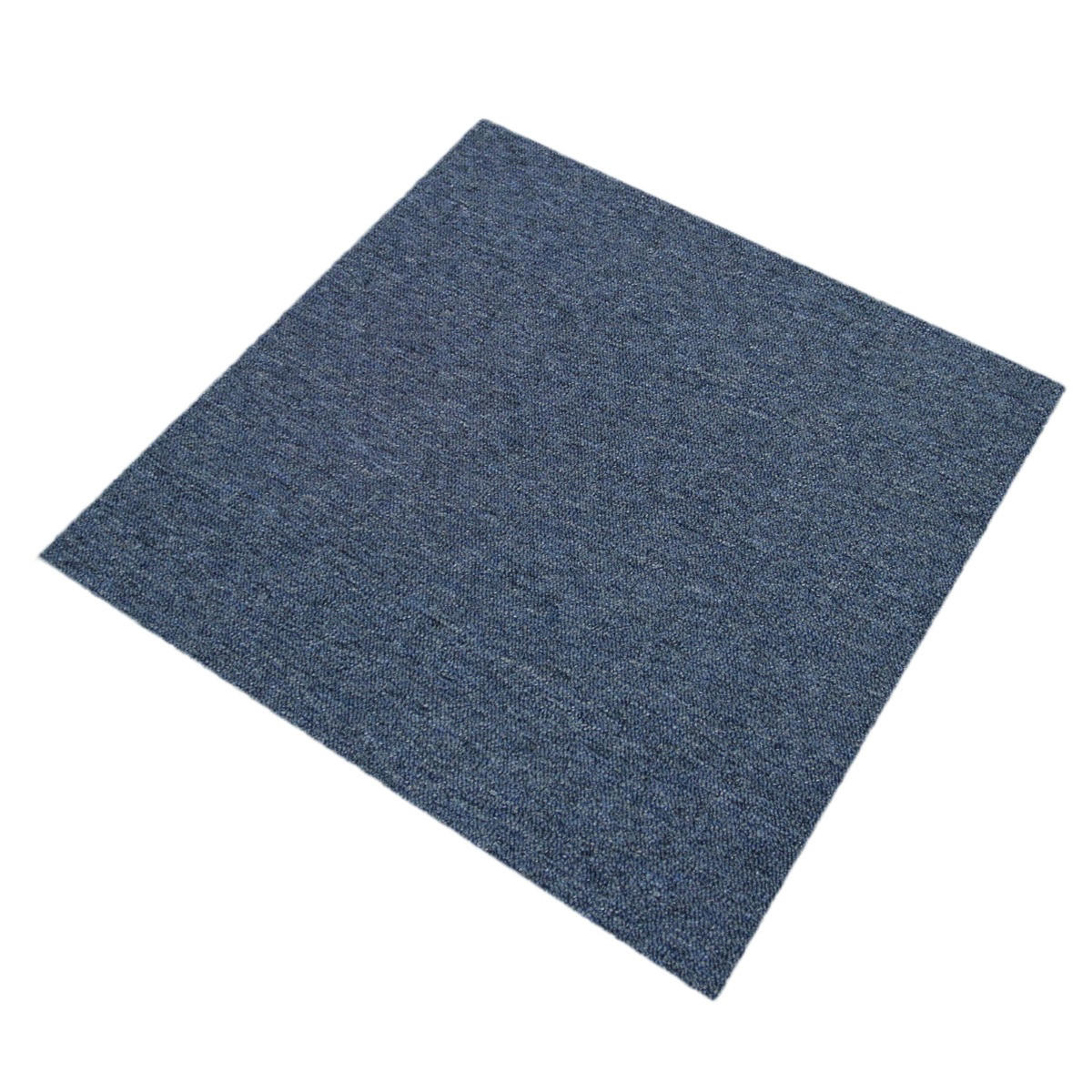 TEPPICHFLIESEN 50 x 50cm Kohle-Schwarz & Sturmblau 10m² - Blau/Dunkelgrau, Textil (50/50/1cm) - Monstershop