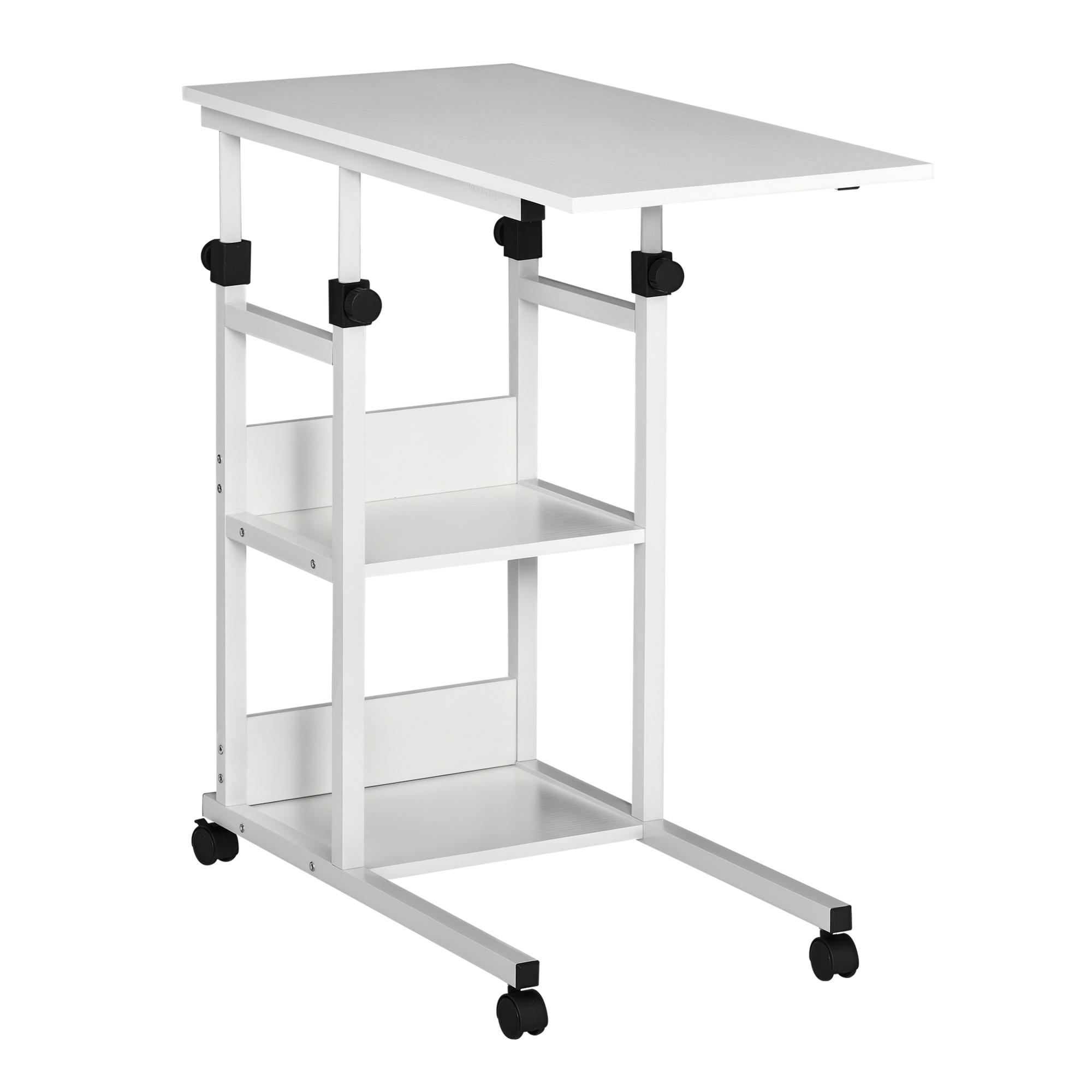 BÜROTISCH Weiß 1 Stück - Weiß, Holzwerkstoff (40/82/80cm) - GiPP