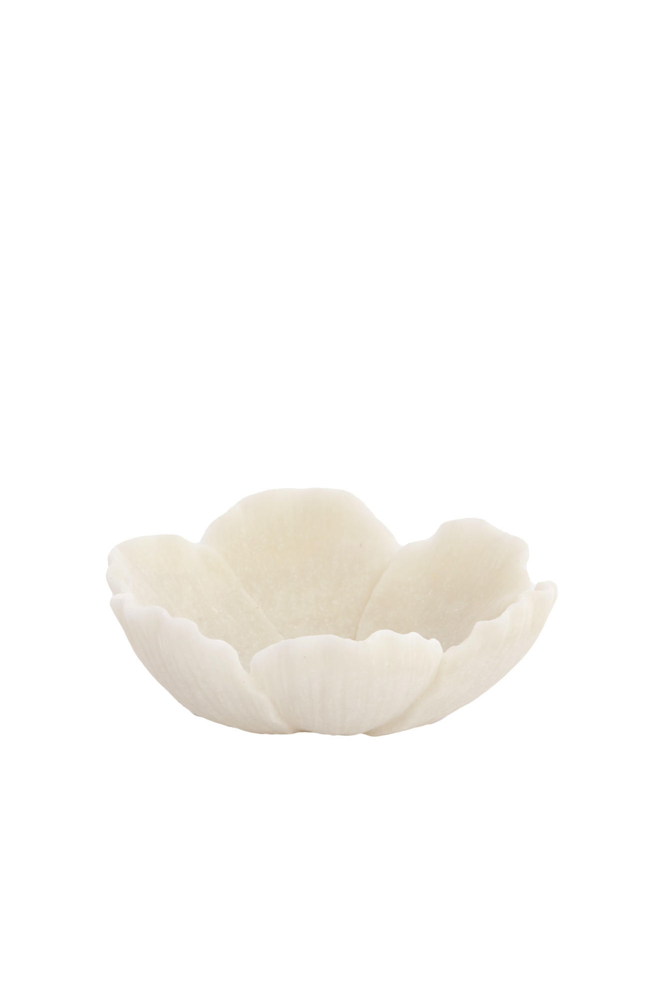 SCHALE Fresia Weiß Ø20,5/7,5 cm - Weiß, Kunststoff (7.5cm) - Light & Living