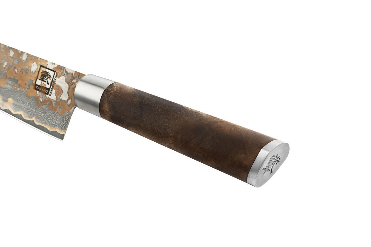 CHEFMESSER MysticMagma - Edelstahlfarben/Ahornfarben, Holz/Metall (33cm) - Zayiko