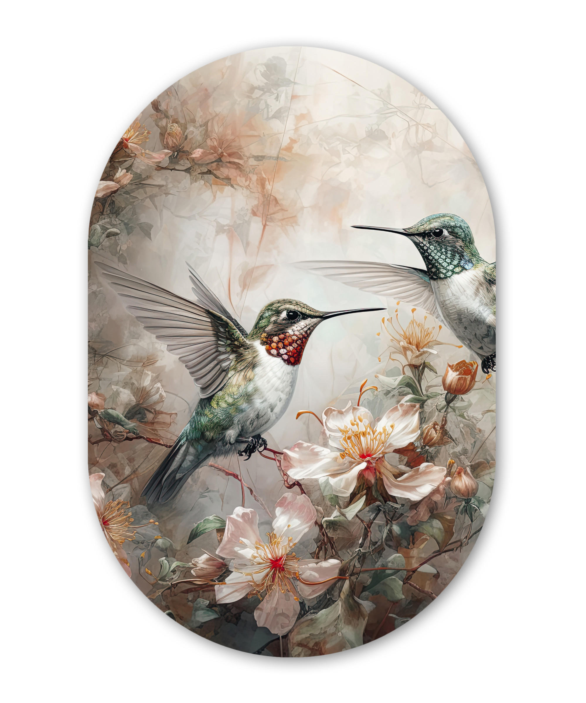 MuchoWow Wandbild Hellgrün 60x90 cm