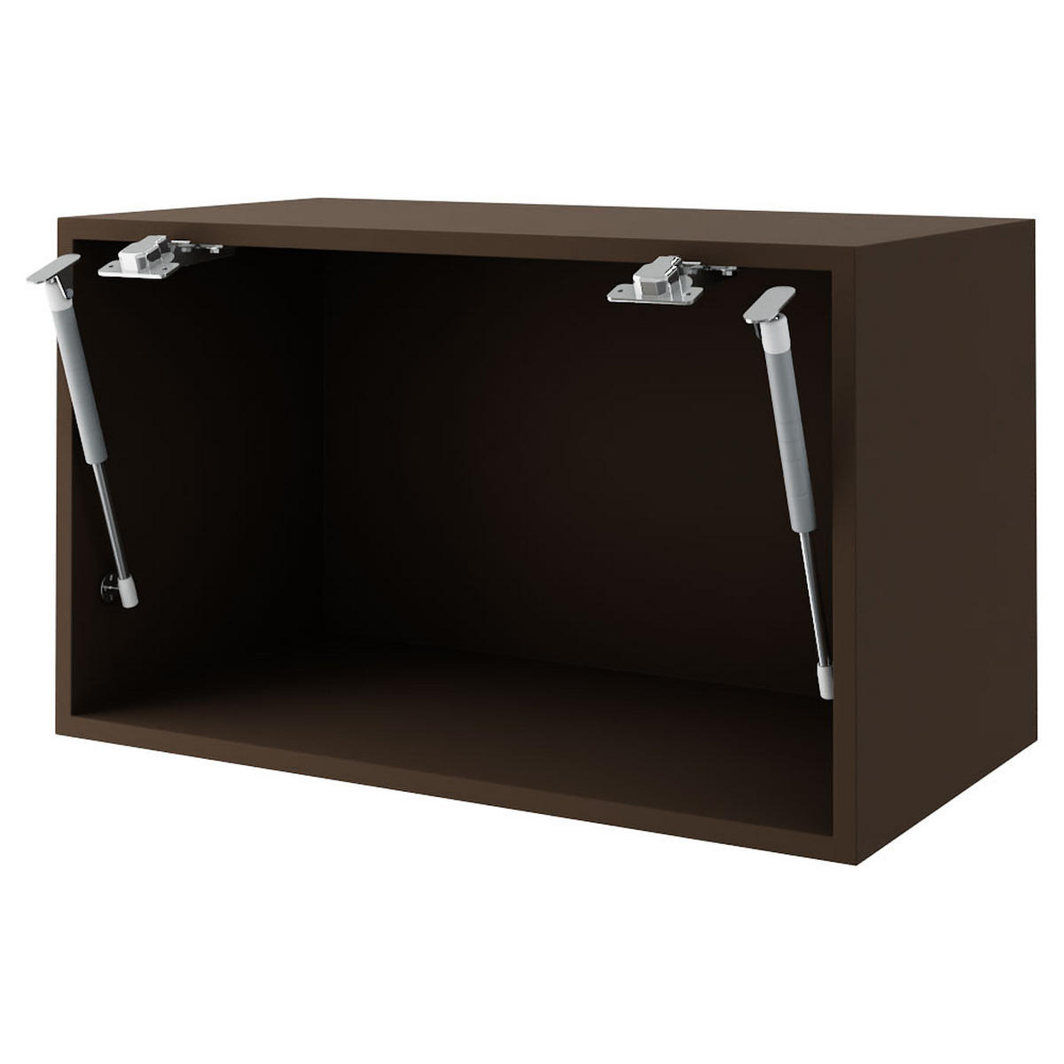 KLAPPHÄNGESCHRANK Essen W4BS/60/LAM Weiß Hochglanz / Eiche Artisan Matt 60 / 32,5 / 36cm - Weiß Hochglanz/Eiche Artisan, Holz/Holzwerkstoff (60/36/32.5cm) - Feldmann-Wohnen