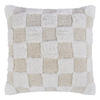 KISSEN Checker Style - Creme, Textil (50/50cm) - BUTLERS