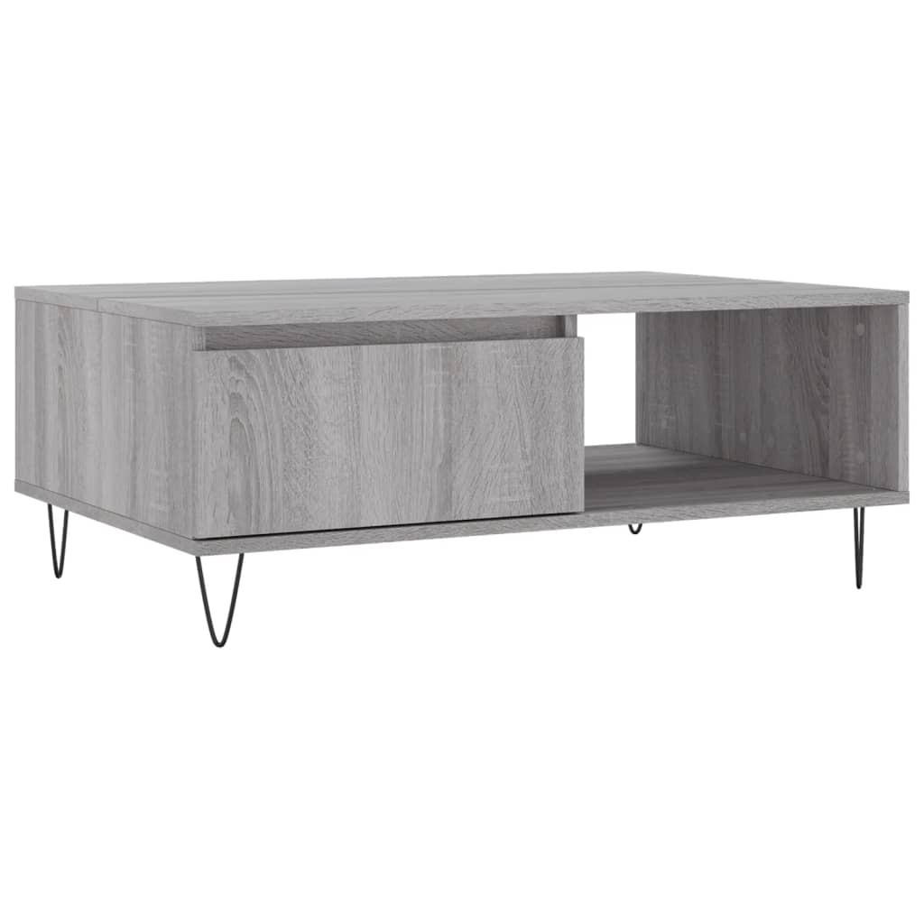 COUCHTISCH Grau Sonoma 90x60x35 cm Holzwerkstoff - Grau, Holzwerkstoff (60/90/35cm) - furnicato