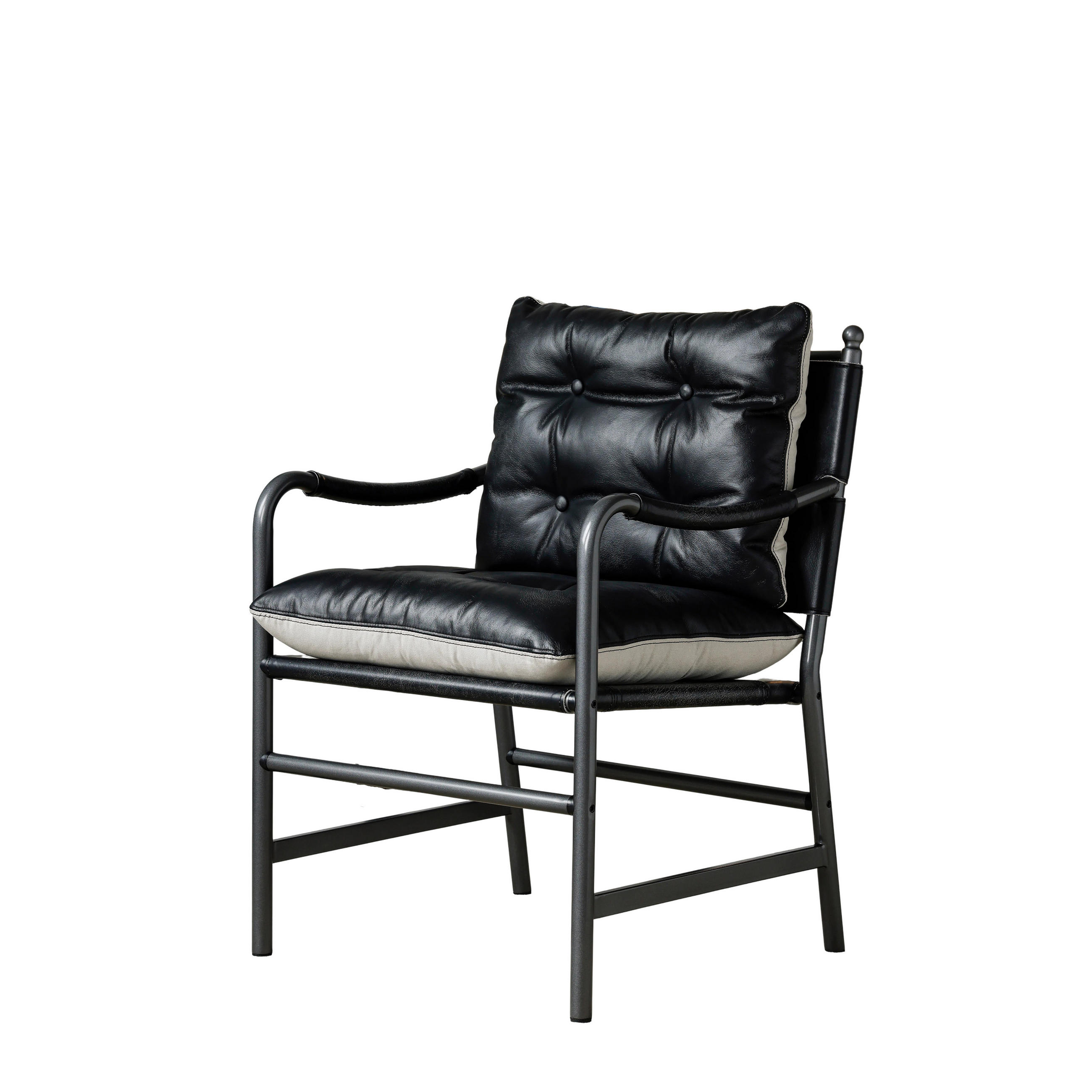 ComfortXL Sessel Schwarz 62x90x60 cm