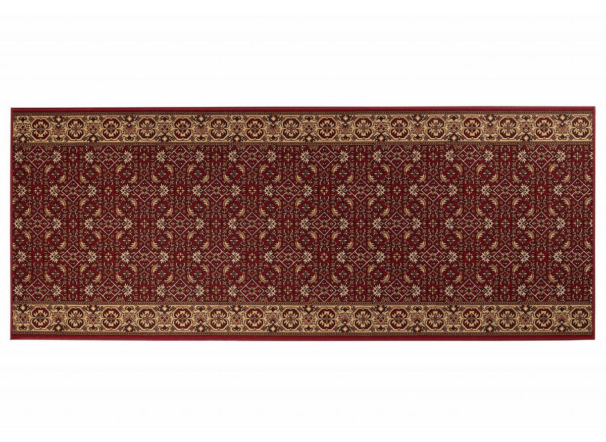 TEPPICHLÄUFER Anti-Rutsch Rot rutschfest Gummiunterlage 67/100 cm - Rot, Textil (67/100cm) - Tapiso