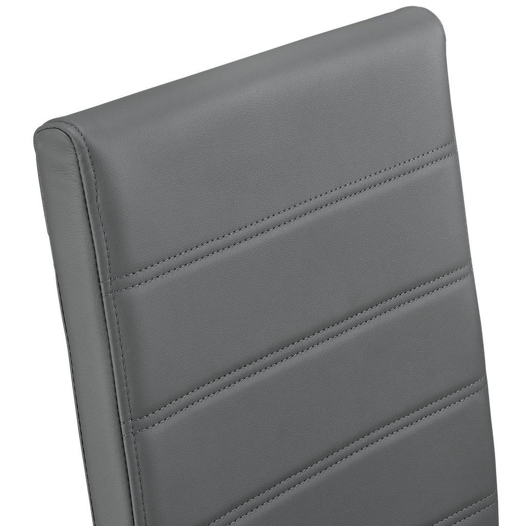 Thumbnail - Juskys Schwingstuhl, Grau, Textil, 41x101x52 cm, Esszimmer, Stühle, Esszimmerstühle, Schwingstühle