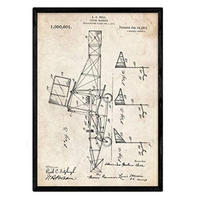 POSTER Hubschrauber Teil 2 Patent A3 Rahmenlos - Klar, Papier (29.7/5/42cm) - Nacnic