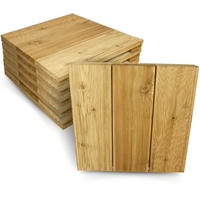 HOLZFLIESE Lärchenholz 43x43cm Terrassenfliese quadratisch - Braun, Holz (43/43/4.5cm) - DELUKE