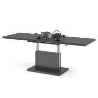 COUCHTISCH rechteckig Anthrazit matt ausziehbar höhenverstellbar - Anthrazit, Holzwerkstoff (80/120/56cm) - designimpex