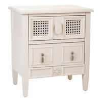 NACHTTISCH aus Holz, beige, 46x32x52cm - Beige, Holzwerkstoff (46/52/32cm) - Wanderlust