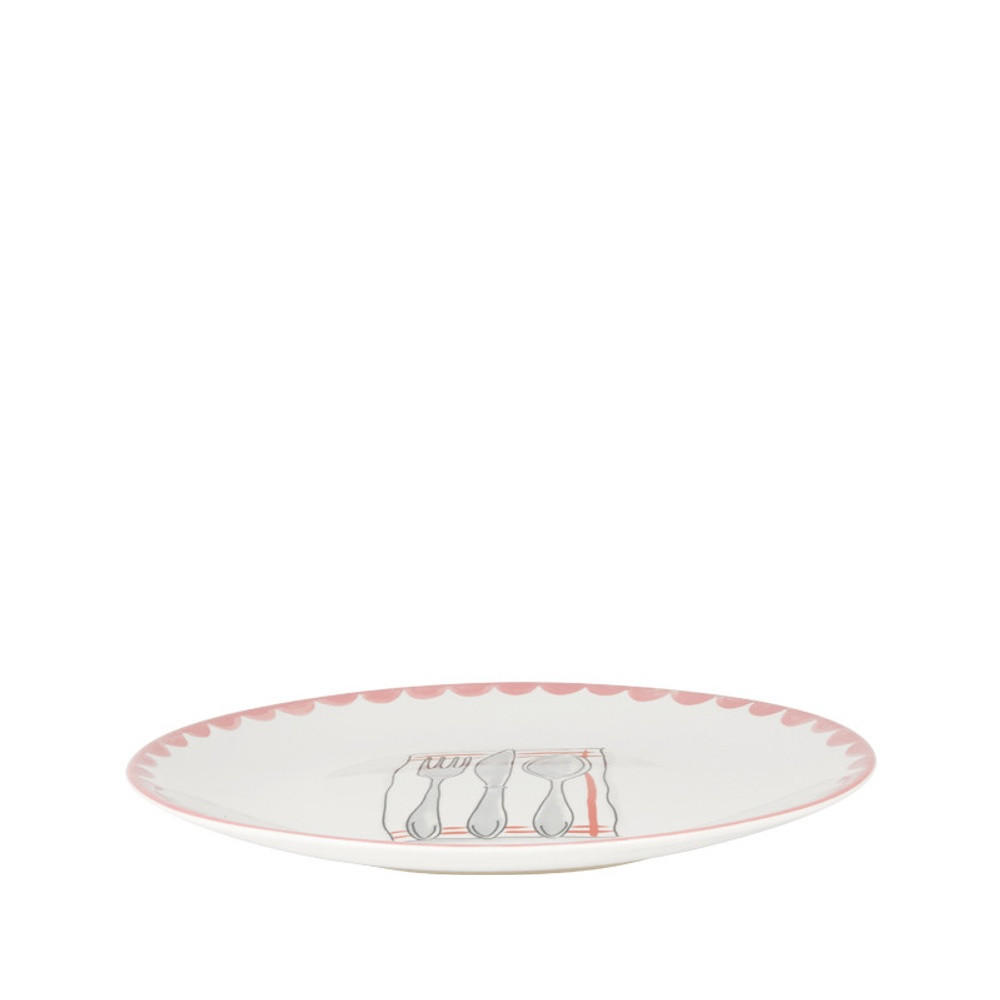 TELLER Besteck in Bunt - 26cm - Multicolor, Keramik (26.2/26.3/3cm) - Blond Amsterdam