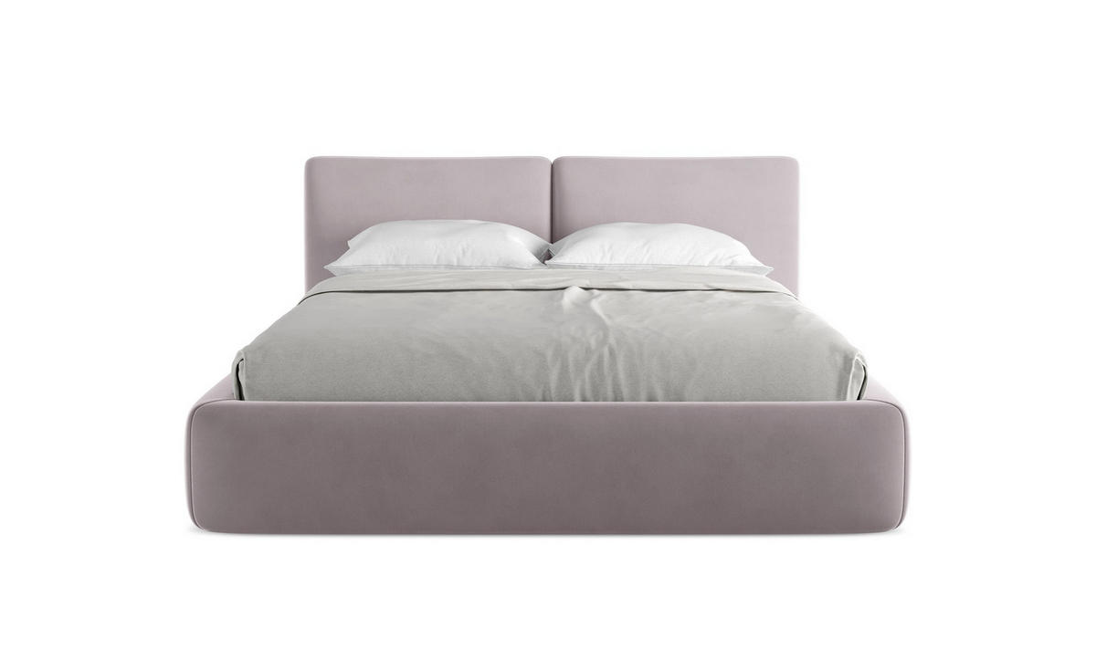 POLSTERBETT mit Bettkasten und Lattenrost 180x228 Grau - Schwarz/Grau, Kunststoff/Textil (160/200cm) - Makamii