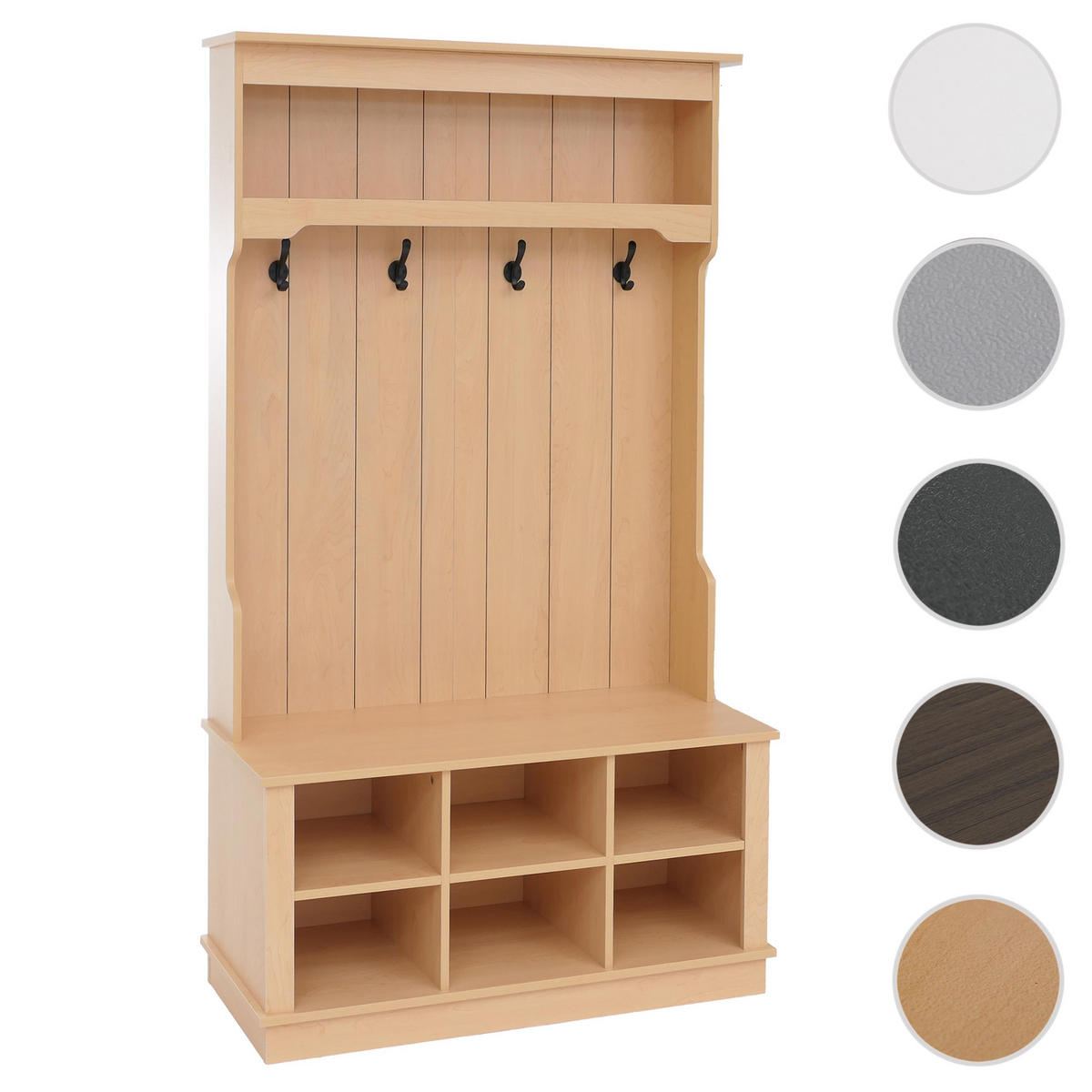 GARDEROBE Beige - Beige, Holz (100/170/39cm) - MCW