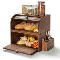 BROTKASTEN Bambus 38 x 25 x 36 cm - Braun, Naturmaterialien (25/36/38cm)