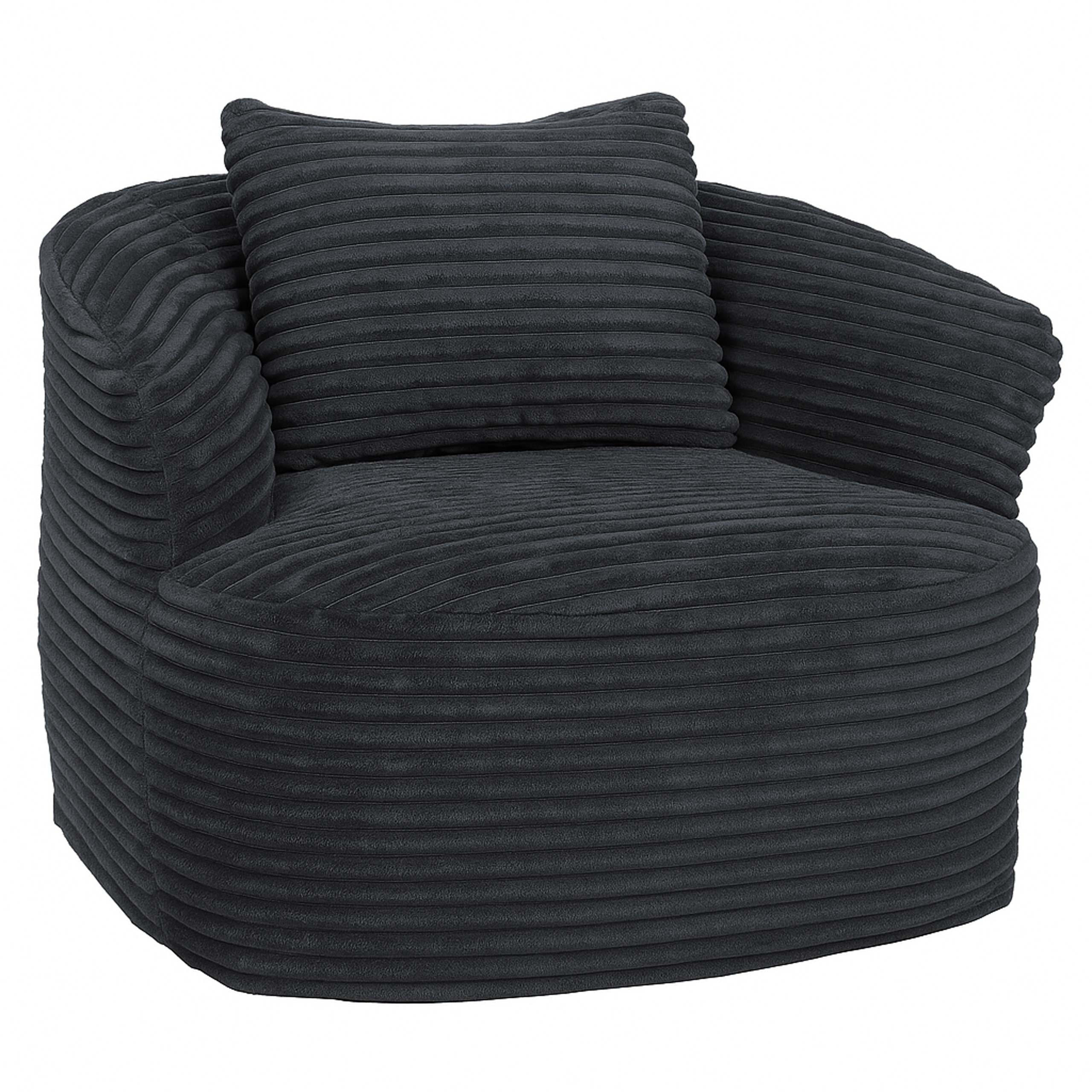 SESSEL Grau - Grau, Textil (100/66/86cm) - MCW