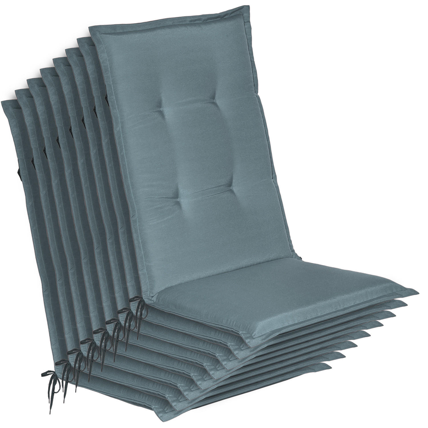 HOCHLEHNER Loft HL 120x50x6cm Taubenblau (8tlg) - Blaugrau, Textil (50/120cm) - Beautissu 