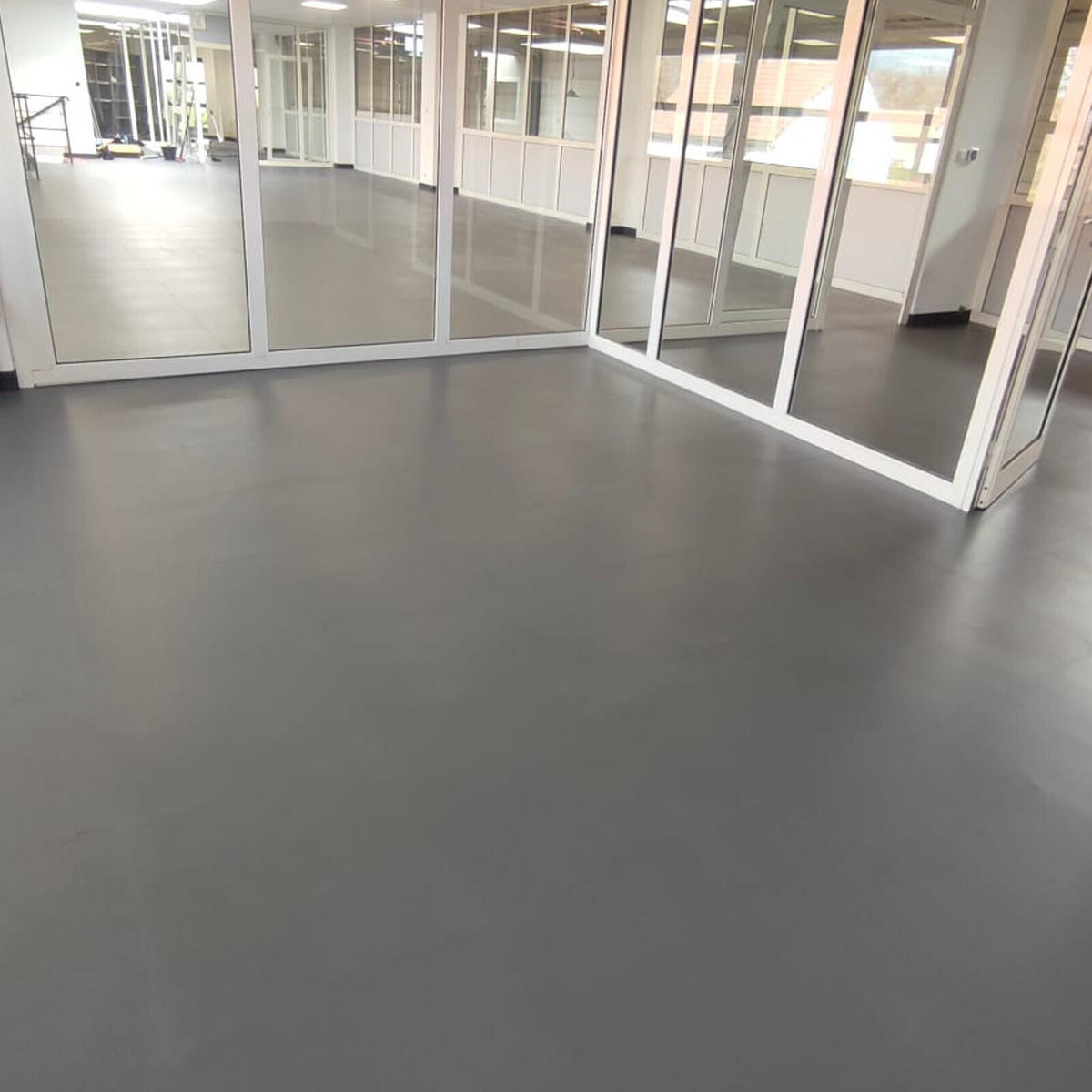 PVC-FLIESEN für Garage, Werkstatt, Sporthalle - Dunkelgrau - Los von 1 m² - Dunkelgrau, Kunststoff (50/50/1.1cm) - MOSAIK FLOOR