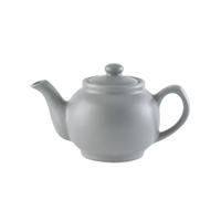 TEEKANNE 450 ml Steingut matt grau, für 2 Tassen - Grau, Keramik (0.36L) - Price & Kensington