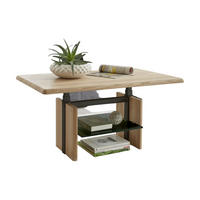 COUCHTISCH eckig Cathi 110x65x50 Wohnzimmertisch Massivholz Wildeiche geölt - Braun, Holz (110/65/50cm) - 58aufmkessel